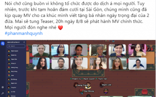 Phan Mạnh Quỳnh bất ngờ tổ chức đám cưới 0 đồng chuẩn 5K theo hình thức online
