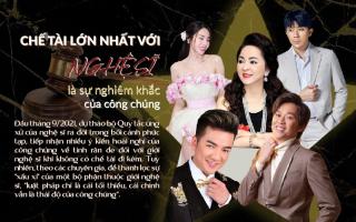 Chế tài lớn nhất với nghệ sĩ là sự nghiêm khắc của công chúng
