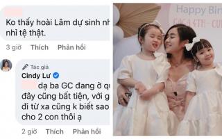 Sinh nhật hoành tráng của 2 con gái nhưng Hoài Lâm vắng mặt, vợ cũ lên tiếng nói rõ lý do