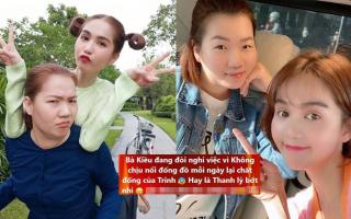 Thân thiết bao nhiêu năm, Ngọc Trinh lần  tiết lộ Thúy Kiều xin nghỉ việc chỉ vì lý do này? 