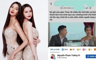 Hậu Đại sứ Hoàn Mỹ,  mentor Hoàng Thùy và 'học trò cưng' Tường Vi đã 'cạch mặt' nhau? 