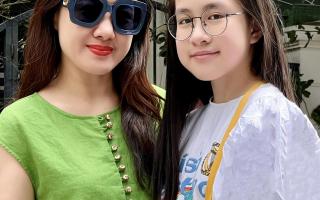 2 con gái cao lớn, xinh xắn của MC Hoài Anh, Diệp Chi